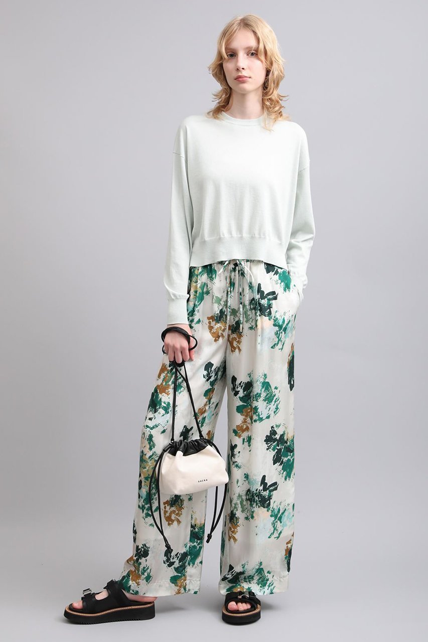 【サクラ/SACRA】のエクストラファインコットンカシミヤプルオーバー 人気、トレンドファッション・服の通販 founy(ファニー) 　ファッション　Fashion　レディースファッション　Fashion for Women　トップス・カットソー　Cut & Sew Tops　ニット　Knit Tops & Sweaters　カジュアルプルオーバー・ニットトップス　Pullovers & Knit Tops / Casual Pullovers　2026年　2026　なめらか　Smooth, Silky Texture　クロップド　Cropped, Short Length　スリット　Slit, Slit Detail　バランス　Balance, Style Balance　エレガント 上品　Elegant　夏　Summer　春　Spring　S/S・春夏　SS, Spring/Summer, Warm Season　other-6|ID: prp329100004836403 ipo3291000000035291025