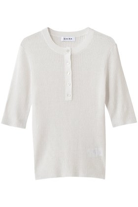 【サクラ/SACRA】 メランジリブシアープルオーバー人気、トレンドファッション・服の通販 founy(ファニー) ファッション Fashion レディースファッション Fashion for Women トップス・カットソー Cut & Sew Tops ニット Knit Tops & Sweaters カジュアルプルオーバー・ニットトップス Pullovers & Knit Tops / Casual Pullovers 2026年 2026 コンパクト Compact, Small Size シアー Sheer, See-Through メランジ Melange, Mixed Yarn リネン Linen, Linen Fabric リラックス Relax, Relaxed Fit 夏 Summer 春 Spring S/S・春夏 SS, Spring/Summer, Warm Season |ID:prp329100004836404