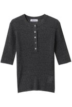 【サクラ/SACRA】のメランジリブシアープルオーバー 人気、トレンドファッション・服の通販 founy(ファニー) ファッション Fashion レディースファッション Fashion for Women トップス・カットソー Cut & Sew Tops ニット Knit Tops & Sweaters カジュアルプルオーバー・ニットトップス Pullovers & Knit Tops / Casual Pullovers 2026年 2026 コンパクト Compact, Small Size シアー Sheer, See-Through メランジ Melange, Mixed Yarn リネン Linen, Linen Fabric リラックス Relax, Relaxed Fit 夏 Summer 春 Spring S/S・春夏 SS, Spring/Summer, Warm Season thumbnail チャコール|ID: prp329100004836404 ipo3291000000035977448