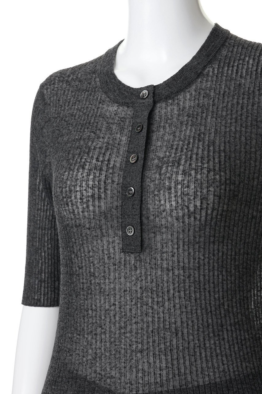 【サクラ/SACRA】のメランジリブシアープルオーバー 人気、トレンドファッション・服の通販 founy(ファニー) 　ファッション　Fashion　レディースファッション　Fashion for Women　トップス・カットソー　Cut & Sew Tops　ニット　Knit Tops & Sweaters　カジュアルプルオーバー・ニットトップス　Pullovers & Knit Tops / Casual Pullovers　2026年　2026　コンパクト　Compact, Small Size　シアー　Sheer, See-Through　メランジ　Melange, Mixed Yarn　リネン　Linen, Linen Fabric　リラックス　Relax, Relaxed Fit　夏　Summer　春　Spring　S/S・春夏　SS, Spring/Summer, Warm Season　other-5|ID: prp329100004836404 ipo3291000000035977452