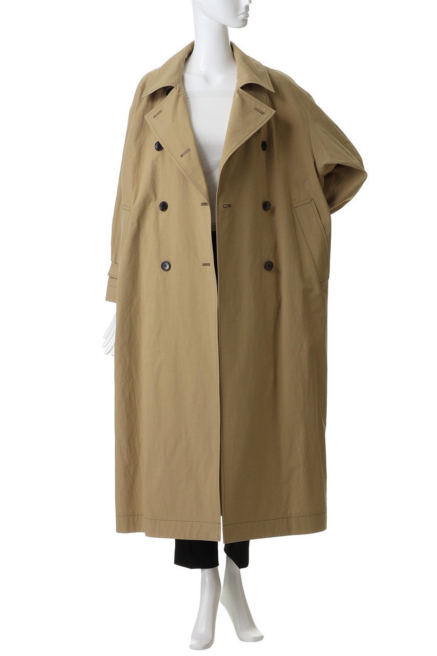 【サクラ/SACRA】のクランプルドコットンロングコート 人気、トレンドファッション・服の通販 founy(ファニー) 　ファッション　Fashion　レディースファッション　Fashion for Women　アウター　Coat / Outerwear Collection　コート・ロングコート・ピーコート　Long Coats, Peacoats & More　2026年　2026　スリーブ　Sleeve, Long Sleeve / Short Sleeve　ダブル　Double, Double-Breasted　ロング　Long, Long-Length　夏　Summer　春　Spring　S/S・春夏　SS, Spring/Summer, Warm Season　other-8|ID: prp329100004836405 ipo3291000000035229125