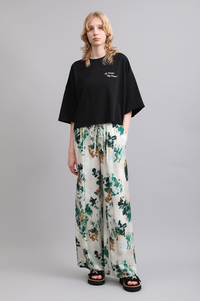 【サクラ/SACRA】のフラワー柄パンツ 人気、トレンドファッション・服の通販 founy(ファニー) ファッション Fashion レディースファッション Fashion for Women パンツ Pants & Trousers 2026年 2026 ドレープ Drape, Draping Fabric フラワー Flower, Floral プリント Print, Printed Pattern リラックス Relax, Relaxed Fit ワイド Wide, Wide Fit 夏 Summer 春 Spring S/S・春夏 SS, Spring/Summer, Warm Season other-7|ID: prp329100004836408 ipo3291000000035977500