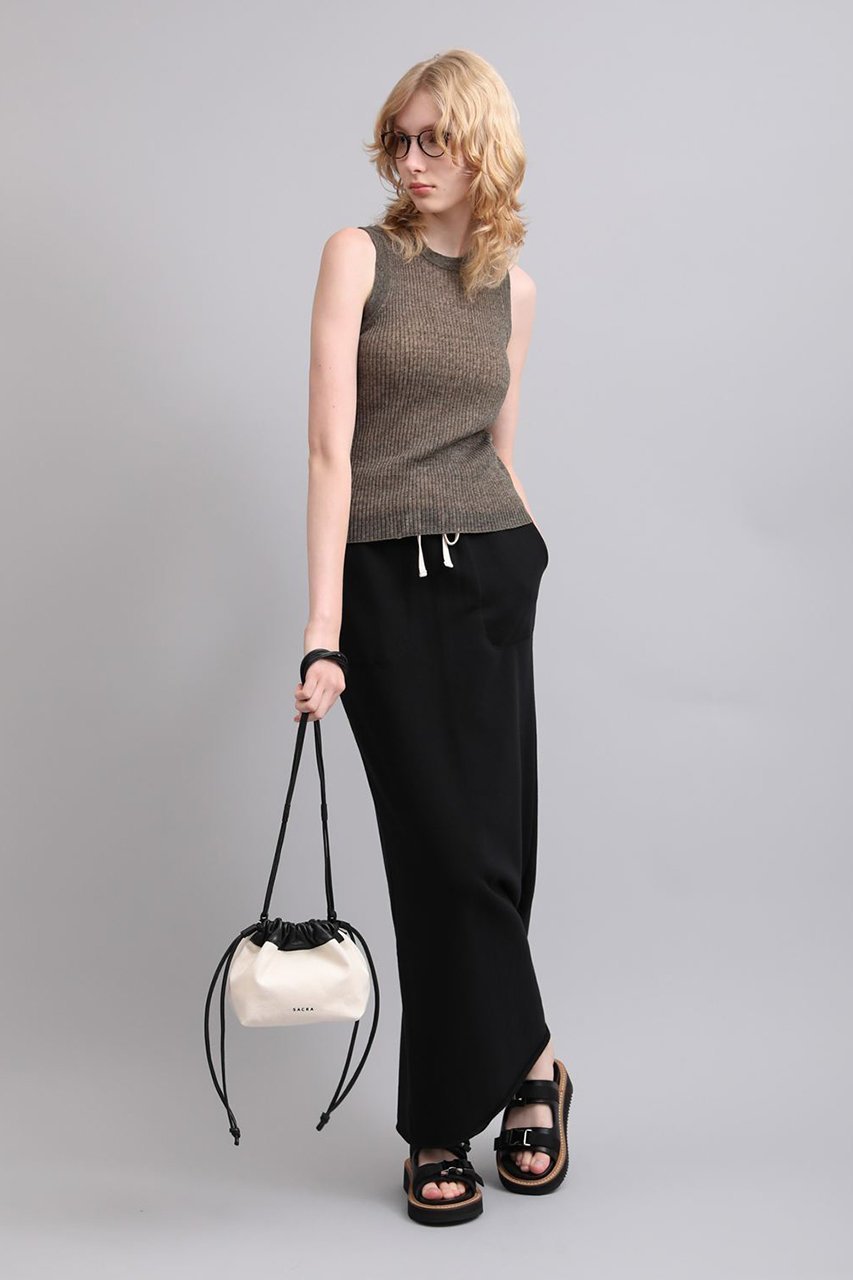 【サクラ/SACRA】のエクストラファインフリースロングスカート 人気、トレンドファッション・服の通販 founy(ファニー) ファッション Fashion レディースファッション Fashion for Women スカート Skirts ロングスカート Long Skirts / Maxi & Midi Skirts 2026年 2026 ドローストリング Drawstring, Pull Cord ロング Long, Long-Length 夏 Summer 春 Spring S/S・春夏 SS, Spring/Summer, Warm Season other-6|ID: prp329100004836410 ipo3291000000035291036