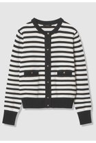 【アルアバイル/allureville】のポケットクルーカーディガン ブラック系|ID: prp329100004836416 ipo3291000000035229212