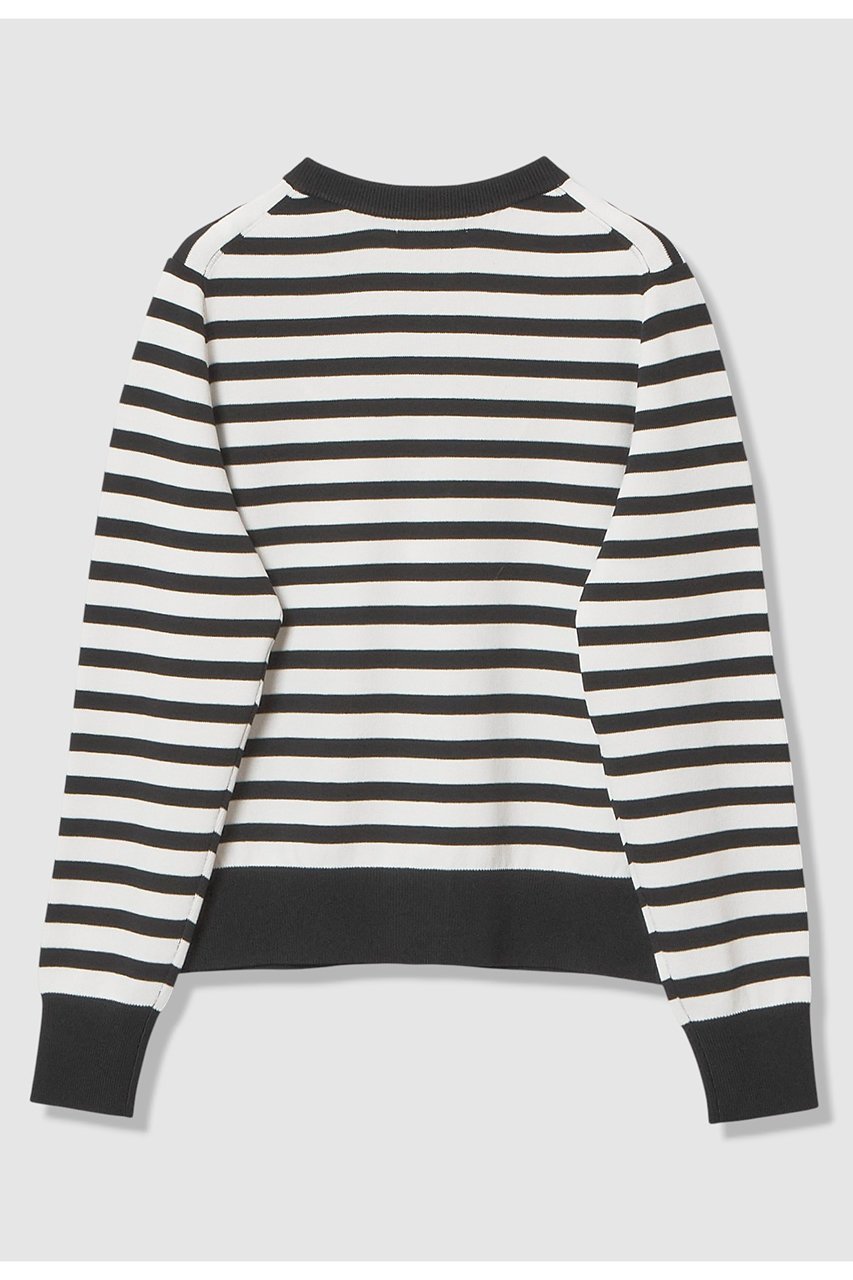 【アルアバイル/allureville】のポケットクルーカーディガン 人気、トレンドファッション・服の通販 founy(ファニー) 　ファッション　Fashion　レディースファッション　Fashion for Women　トップス・カットソー　Cut & Sew Tops　ニット　Knit Tops & Sweaters　カーディガン・羽織り　Layered Style Cardigans　2026年　2026　おすすめ　Recommended / Our Picks　アンサンブル　Ensemble Set　カーディガン　Cardigan, Knitwear　トレンド　Trend, Trending Now　フィット　Fit, Slim Fit　ベーシック　Basic, Essential　ボーダー　Border, Stripe　ラベンダー　Lavender　夏　Summer　定番　Standard, Basic Item　春　Spring　S/S・春夏　SS, Spring/Summer, Warm Season　other-2|ID: prp329100004836416 ipo3291000000035229213