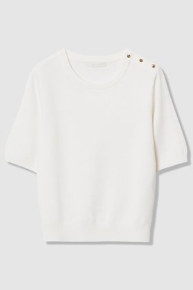 【アルアバイル/allureville】 ソウバリ肩釦クループルオーバー人気、トレンドファッション・服の通販 founy(ファニー) ファッション Fashion レディースファッション Fashion for Women トップス・カットソー Cut & Sew Tops ニット Knit Tops & Sweaters カジュアルプルオーバー・ニットトップス Pullovers & Knit Tops / Casual Pullovers 2026年 2026 アンサンブル Ensemble Set カーディガン Cardigan, Knitwear ベーシック Basic, Essential モックネック Mock Neck, Short Turtleneck 夏 Summer 定番 Standard, Basic Item 春 Spring S/S・春夏 SS, Spring/Summer, Warm Season |ID:prp329100004836417