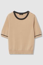 【アルアバイル/allureville】のソウバリ肩釦クループルオーバー 人気、トレンドファッション・服の通販 founy(ファニー) ファッション Fashion レディースファッション Fashion for Women トップス・カットソー Cut & Sew Tops ニット Knit Tops & Sweaters カジュアルプルオーバー・ニットトップス Pullovers & Knit Tops / Casual Pullovers 2026年 2026 アンサンブル Ensemble Set カーディガン Cardigan, Knitwear ベーシック Basic, Essential モックネック Mock Neck, Short Turtleneck 夏 Summer 定番 Standard, Basic Item 春 Spring S/S・春夏 SS, Spring/Summer, Warm Season thumbnail ベージュ系|ID: prp329100004836417 ipo3291000000035977513