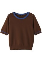 【アルアバイル/allureville】のソウバリ肩釦クループルオーバー ブラウン|ID: prp329100004836417 ipo3291000000037288169
