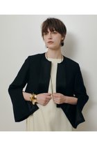 【アルアバイル/allureville】のノーカラーボレロジャケット ブラック|ID: prp329100004836420 ipo3291000000035229242