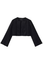 【アルアバイル/allureville】のノーカラーボレロジャケット ブラック|ID: prp329100004836420 ipo3291000000036824936