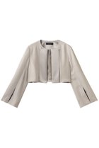 【アルアバイル/allureville】のノーカラーボレロジャケット グレージュ|ID: prp329100004836420 ipo3291000000036824939