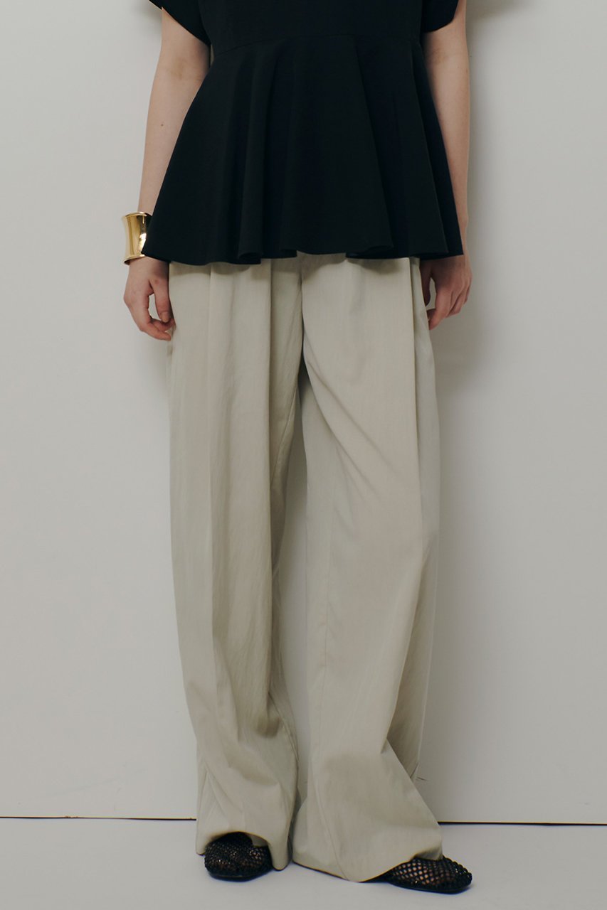 【アルアバイル/allureville】のドローコードイージーパンツ インテリア・キッズ・メンズ・レディースファッション・服の通販 founy(ファニー) 　ファッション　Fashion　レディースファッション　Fashion for Women　パンツ　Pants & Trousers　2026年　2026　センター　Center, Center Line　タイプライター　Typewriter Fabric, Crisp Cotton　夏　Summer　春　Spring　S/S・春夏　SS, Spring/Summer, Warm Season　ベージュ|ID: prp329100004836424 ipo3291000000035229268