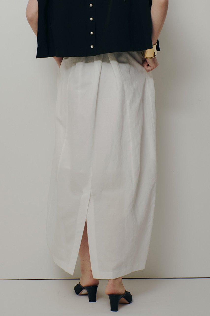 【アルアバイル/allureville】のリネンラミーコクーンスカート 人気、トレンドファッション・服の通販 founy(ファニー) 　ファッション　Fashion　レディースファッション　Fashion for Women　スカート　Skirts　ロングスカート　Long Skirts / Maxi & Midi Skirts　2026年　2026　セットアップ　Set-Up, Coordinated Outfit　ロング　Long, Long-Length　夏　Summer　春　Spring　S/S・春夏　SS, Spring/Summer, Warm Season　無地　Plain, Solid Color　other-5|ID: prp329100004836425 ipo3291000000035229279