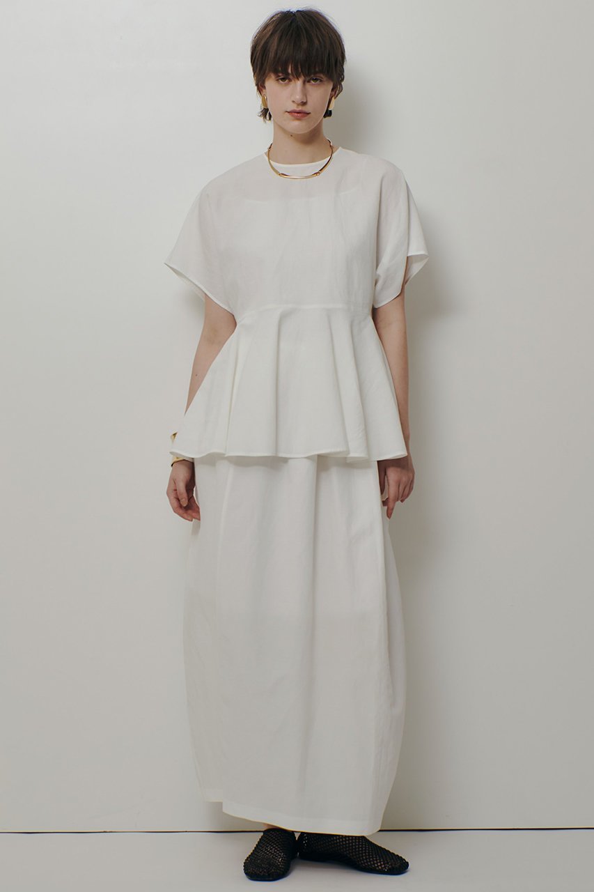 【アルアバイル/allureville】のリネンラミーコクーンスカート 人気、トレンドファッション・服の通販 founy(ファニー) 　ファッション　Fashion　レディースファッション　Fashion for Women　スカート　Skirts　ロングスカート　Long Skirts / Maxi & Midi Skirts　2026年　2026　セットアップ　Set-Up, Coordinated Outfit　ロング　Long, Long-Length　夏　Summer　春　Spring　S/S・春夏　SS, Spring/Summer, Warm Season　無地　Plain, Solid Color　other-2|ID: prp329100004836425 ipo3291000000036162444