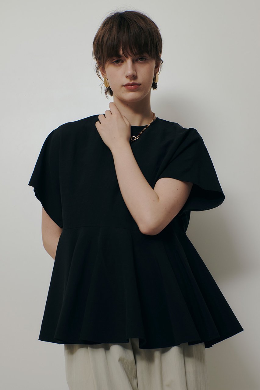 【アルアバイル/allureville】のリネンラミーペプラムブラウス 人気、トレンドファッション・服の通販 founy(ファニー) 　ファッション　Fashion　レディースファッション　Fashion for Women　トップス・カットソー　Cut & Sew Tops　シャツ・ブラウス・オフィスカジュアル　Elegant Blouses & Button-Ups　2026年　2026　おすすめ　Recommended / Our Picks　ショート　Short, Short Length　スリーブ　Sleeve, Long Sleeve / Short Sleeve　セットアップ　Set-Up, Coordinated Outfit　フレア　Flare, Flared　ペプラム　Peplum, Flared Hem　夏　Summer　春　Spring　S/S・春夏　SS, Spring/Summer, Warm Season　無地　Plain, Solid Color　other-6|ID: prp329100004836426 ipo3291000000035229292