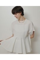 【アルアバイル/allureville】のリネンラミーペプラムブラウス 人気、トレンドファッション・服の通販 founy(ファニー) ファッション Fashion レディースファッション Fashion for Women トップス・カットソー Cut & Sew Tops シャツ・ブラウス・オフィスカジュアル Elegant Blouses & Button-Ups 2026年 2026 おすすめ Recommended / Our Picks ショート Short, Short Length スリーブ Sleeve, Long Sleeve / Short Sleeve セットアップ Set-Up, Coordinated Outfit フレア Flare, Flared ペプラム Peplum, Flared Hem 夏 Summer 春 Spring S/S・春夏 SS, Spring/Summer, Warm Season 無地 Plain, Solid Color |ID:prp329100004836426