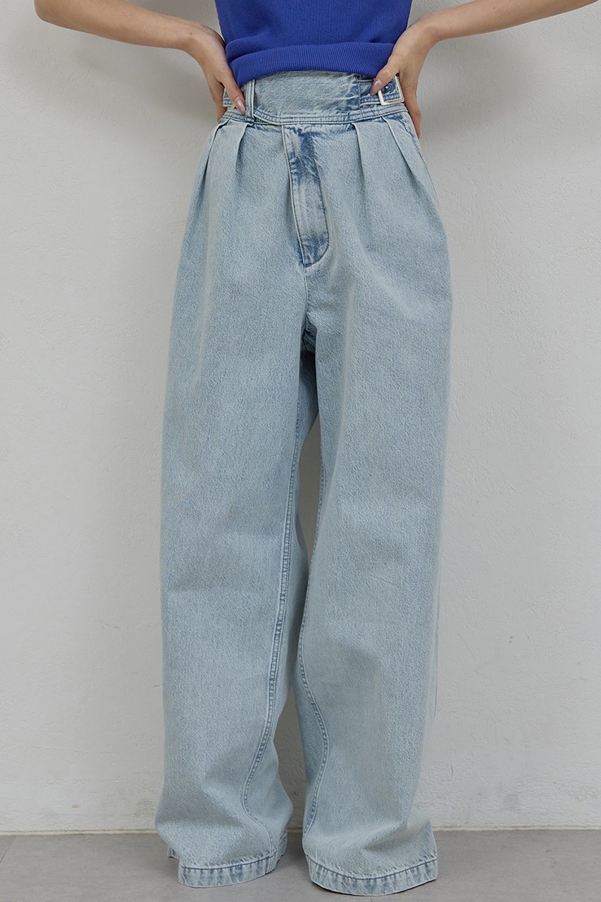 【ガリャルダガランテ/GALLARDAGALANTE】の【PEAS】【セットアップ対応】デニムグルカパンツ 人気、トレンドファッション・服の通販 founy(ファニー) 　ファッション　Fashion　レディースファッション　Fashion for Women　セットアップ　Matching Sets　レディースパンツ・ボトムス　Pants & Trousers / Bottoms　パンツ　Pants & Trousers　デニムパンツ・ジーンズ・美脚デニム　Denim Jeans & Pants　2026年　2026　おすすめ　Recommended / Our Picks　ジャケット　Jacket, Outerwear　セットアップ　Set-Up, Coordinated Outfit　デニム　Denim, Jeans Material　パッチ　Patch, Appliqué　ミリタリー　Military, Army Style　ワイド　Wide, Wide Fit　夏　Summer　春　Spring　S/S・春夏　SS, Spring/Summer, Warm Season　other-4|ID: prp329100004836427 ipo3291000000035229302