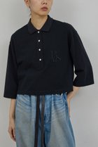 【ガリャルダガランテ/GALLARDAGALANTE】の【PEAS】カノコポロシャツ 人気、トレンドファッション・服の通販 founy(ファニー) ファッション Fashion レディースファッション Fashion for Women トップス・カットソー Cut & Sew Tops シャツ・ブラウス・オフィスカジュアル Elegant Blouses & Button-Ups ポロシャツ・きれいめカジュアル Smart-Casual Polo Tops 2026年 2026 カットソー Cut and Sewn Top クラシック Classic, Timeless Style クロップド Cropped, Short Length スキッパー Skipper, Open Collar デニム Denim, Jeans Material ポロシャツ Polo Shirt, Collared Tee 夏 Summer 春 Spring S/S・春夏 SS, Spring/Summer, Warm Season thumbnail ブラック|ID: prp329100004836431 ipo3291000000035977549