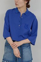 【ガリャルダガランテ/GALLARDAGALANTE】の【PEAS】カノコポロシャツ 人気、トレンドファッション・服の通販 founy(ファニー) ファッション Fashion レディースファッション Fashion for Women トップス・カットソー Cut & Sew Tops シャツ・ブラウス・オフィスカジュアル Elegant Blouses & Button-Ups ポロシャツ・きれいめカジュアル Smart-Casual Polo Tops 2026年 2026 カットソー Cut and Sewn Top クラシック Classic, Timeless Style クロップド Cropped, Short Length スキッパー Skipper, Open Collar デニム Denim, Jeans Material ポロシャツ Polo Shirt, Collared Tee 夏 Summer 春 Spring S/S・春夏 SS, Spring/Summer, Warm Season thumbnail ブルー|ID: prp329100004836431 ipo3291000000035977550