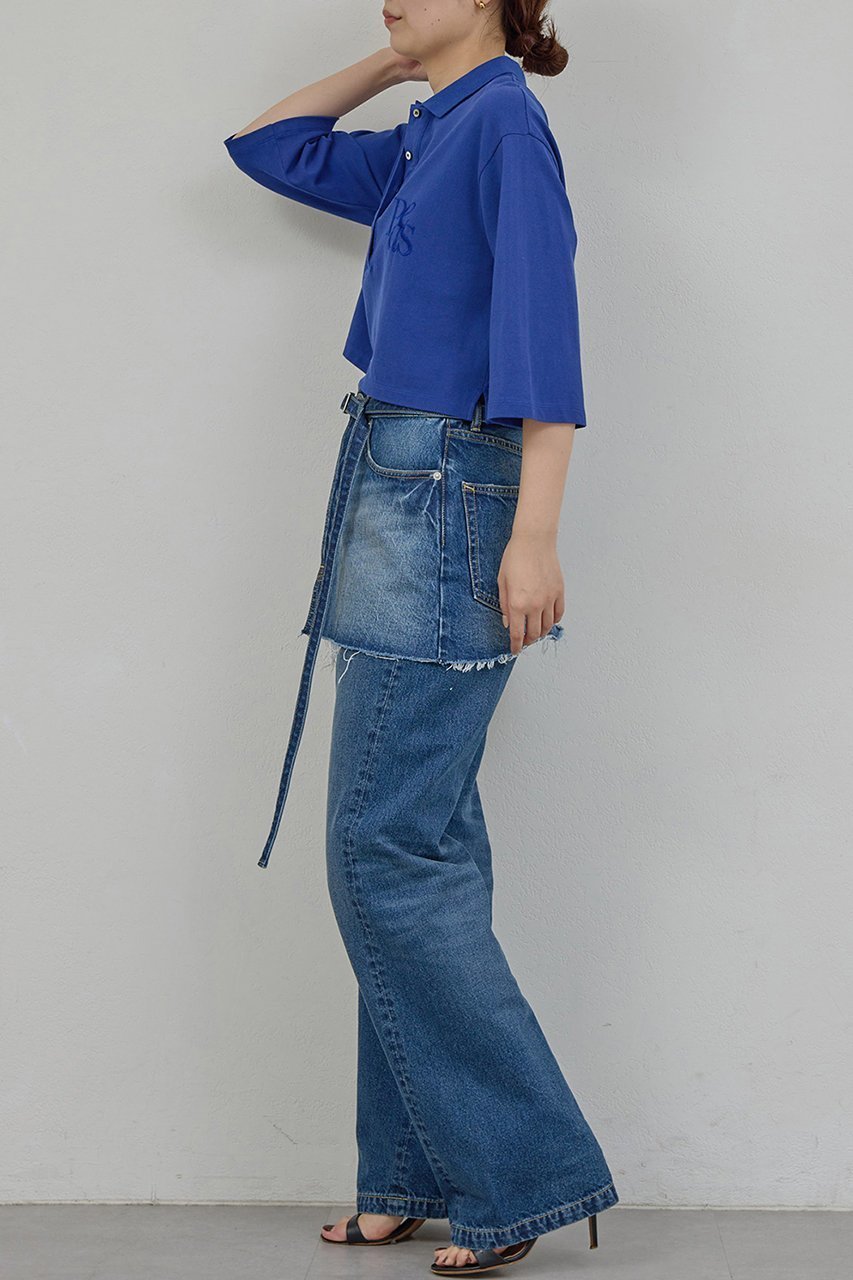 【ガリャルダガランテ/GALLARDAGALANTE】の【PEAS】カノコポロシャツ 人気、トレンドファッション・服の通販 founy(ファニー) ファッション Fashion レディースファッション Fashion for Women トップス・カットソー Cut & Sew Tops シャツ・ブラウス・オフィスカジュアル Elegant Blouses & Button-Ups ポロシャツ・きれいめカジュアル Smart-Casual Polo Tops 2026年 2026 カットソー Cut and Sewn Top クラシック Classic, Timeless Style クロップド Cropped, Short Length スキッパー Skipper, Open Collar デニム Denim, Jeans Material ポロシャツ Polo Shirt, Collared Tee 夏 Summer 春 Spring S/S・春夏 SS, Spring/Summer, Warm Season other-4|ID: prp329100004836431 ipo3291000000035977553