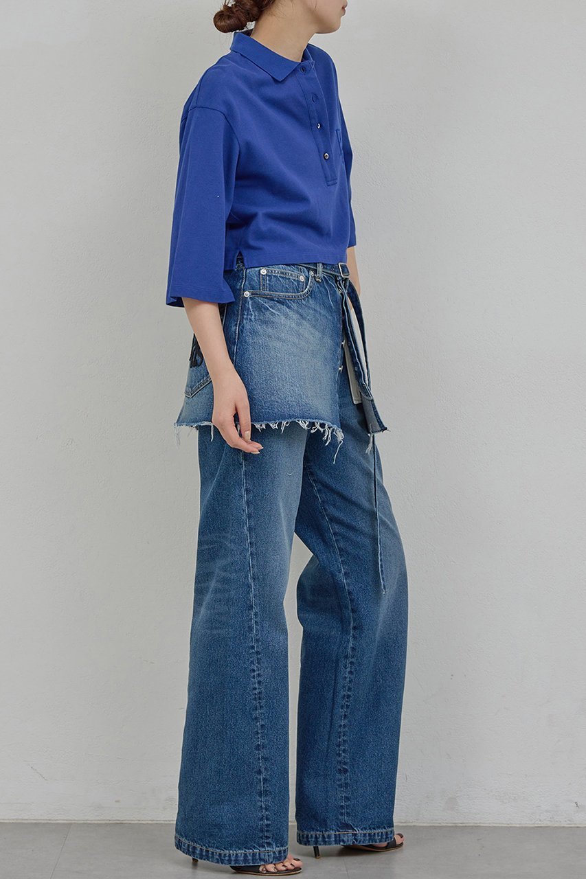 【ガリャルダガランテ/GALLARDAGALANTE】の【PEAS】カノコポロシャツ 人気、トレンドファッション・服の通販 founy(ファニー) ファッション Fashion レディースファッション Fashion for Women トップス・カットソー Cut & Sew Tops シャツ・ブラウス・オフィスカジュアル Elegant Blouses & Button-Ups ポロシャツ・きれいめカジュアル Smart-Casual Polo Tops 2026年 2026 カットソー Cut and Sewn Top クラシック Classic, Timeless Style クロップド Cropped, Short Length スキッパー Skipper, Open Collar デニム Denim, Jeans Material ポロシャツ Polo Shirt, Collared Tee 夏 Summer 春 Spring S/S・春夏 SS, Spring/Summer, Warm Season other-5|ID: prp329100004836431 ipo3291000000035977554