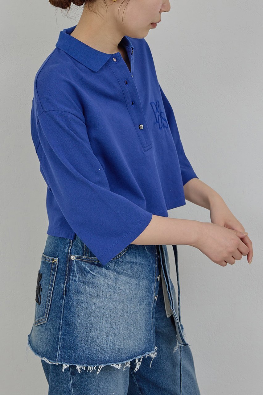 【ガリャルダガランテ/GALLARDAGALANTE】の【PEAS】カノコポロシャツ 人気、トレンドファッション・服の通販 founy(ファニー) ファッション Fashion レディースファッション Fashion for Women トップス・カットソー Cut & Sew Tops シャツ・ブラウス・オフィスカジュアル Elegant Blouses & Button-Ups ポロシャツ・きれいめカジュアル Smart-Casual Polo Tops 2026年 2026 カットソー Cut and Sewn Top クラシック Classic, Timeless Style クロップド Cropped, Short Length スキッパー Skipper, Open Collar デニム Denim, Jeans Material ポロシャツ Polo Shirt, Collared Tee 夏 Summer 春 Spring S/S・春夏 SS, Spring/Summer, Warm Season other-6|ID: prp329100004836431 ipo3291000000035977555