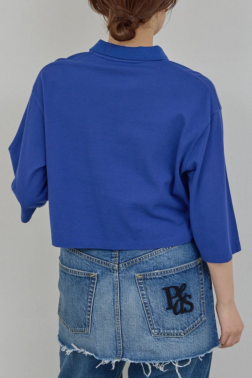 【ガリャルダガランテ/GALLARDAGALANTE】の【PEAS】カノコポロシャツ 人気、トレンドファッション・服の通販 founy(ファニー) ファッション Fashion レディースファッション Fashion for Women トップス・カットソー Cut & Sew Tops シャツ・ブラウス・オフィスカジュアル Elegant Blouses & Button-Ups ポロシャツ・きれいめカジュアル Smart-Casual Polo Tops 2026年 2026 カットソー Cut and Sewn Top クラシック Classic, Timeless Style クロップド Cropped, Short Length スキッパー Skipper, Open Collar デニム Denim, Jeans Material ポロシャツ Polo Shirt, Collared Tee 夏 Summer 春 Spring S/S・春夏 SS, Spring/Summer, Warm Season other-8|ID: prp329100004836431 ipo3291000000035977557