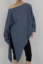 【ガリャルダガランテ/GALLARDAGALANTE】の【PEAS】アシメシャンブレーシャツ ブルー|ID: prp329100004836433 ipo3291000000035229377