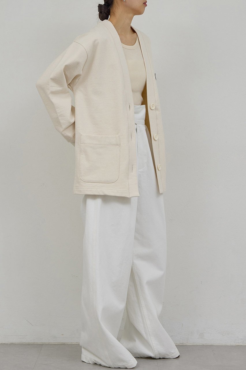 【ガリャルダガランテ/GALLARDAGALANTE】の【PEAS】スウェットカーディガン 人気、トレンドファッション・服の通販 founy(ファニー) 　ファッション　Fashion　レディースファッション　Fashion for Women　トップス・カットソー　Cut & Sew Tops　カーディガン・羽織り　Layered Style Cardigans　シャツ・ブラウス・オフィスカジュアル　Elegant Blouses & Button-Ups　レディースパーカー・カジュアルフーディー　Casual Hoodies & Sweatshirts　ロングTシャツ・Tシャツ　Longline T-Shirts & Tees　スウェット・クルーネックトップス　Sweatshirts & Crewnecks / Relaxed Fit Sweat Tops　カットソー・ベーシックTシャツ　Cut-and-Sewn Tops / Stretch Tees & Basics　2026年　2026　カーディガン　Cardigan, Knitwear　ネップ　Nepp, Slub Yarn　ロング　Long, Long-Length　エレガント 上品　Elegant　別注　Limited Edition, Custom Order　夏　Summer　春　Spring　S/S・春夏　SS, Spring/Summer, Warm Season　other-3|ID: prp329100004836435 ipo3291000000035229398