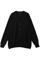 【ミズイロ インド/mizuiro ind】のV neck wide C/D カーディガン black|ID: prp329100004836436 ipo3291000000035229409