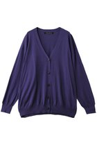 【ミズイロ インド/mizuiro ind】のV neck wide C/D カーディガン purple|ID: prp329100004836436 ipo3291000000036780781