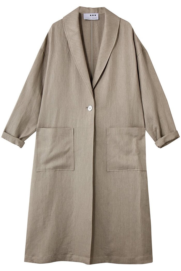 【スリー ドッツ/three dots】のラフリネン ドクターコート インテリア・キッズ・メンズ・レディースファッション・服の通販 founy(ファニー) https://founy.com/ ファッション Fashion レディースファッション Fashion for Women アウター Coat / Outerwear Collection コート・ロングコート・ピーコート Long Coats, Peacoats & More 2026年 2026 シンプル Simple, Minimal ロング Long, Long-Length 夏 Summer 春 Spring S/S・春夏 SS, Spring/Summer, Warm Season |ID: prp329100004836440 ipo3291000000035229445