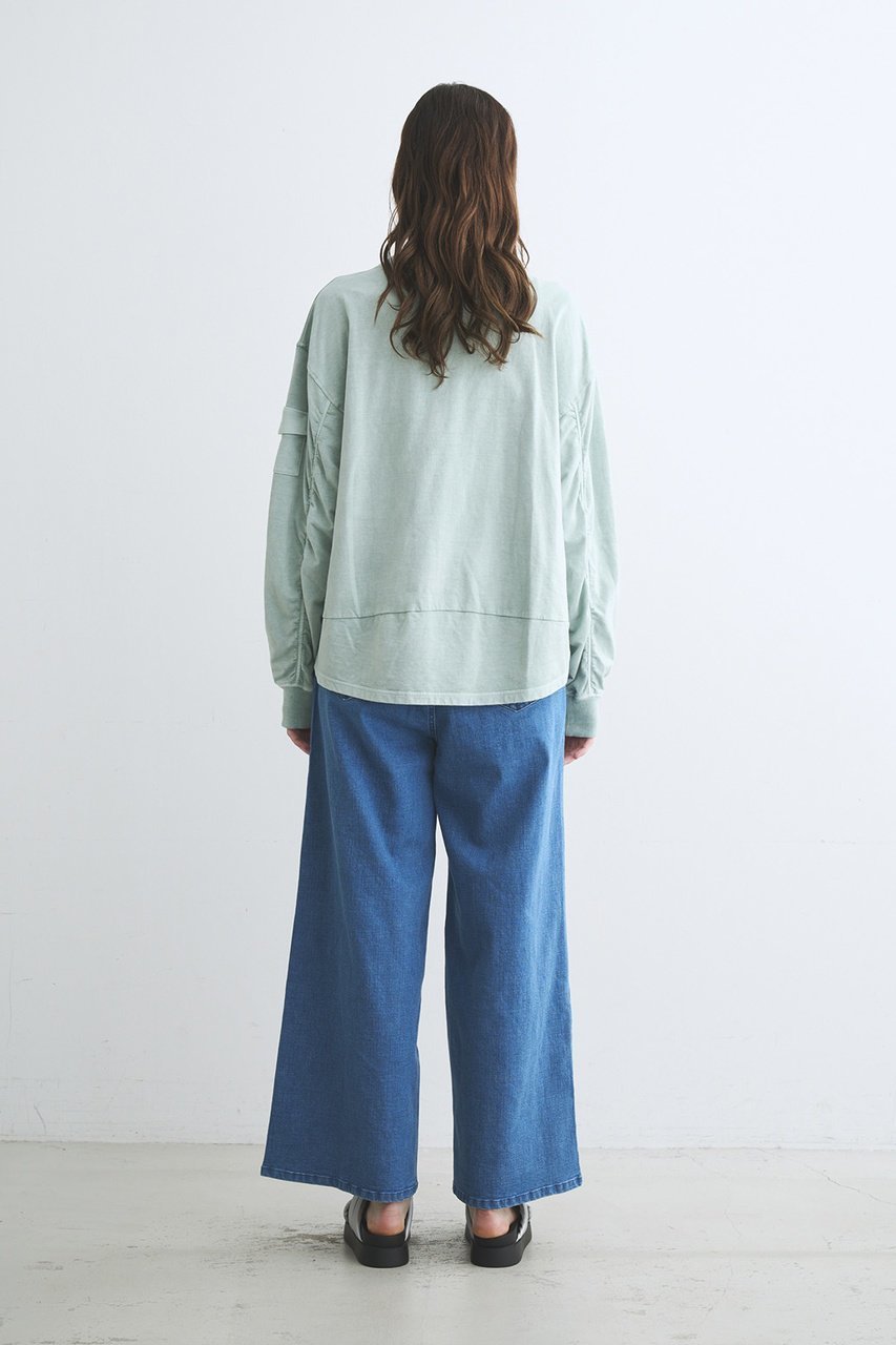 【スリー ドッツ/three dots】のピグメントダイ ライトブルゾン 人気、トレンドファッション・服の通販 founy(ファニー) 　ファッション　Fashion　レディースファッション　Fashion for Women　アウター　Coat / Outerwear Collection　レディースジャケット・軽アウター　Jackets　ブルゾンジャケット・スポーティアウター　Blouson Jackets　ジャケット　Jacket, Outerwear　スリーブ　Sleeve, Long Sleeve / Short Sleeve　ブルゾン　Blouson, Bomber Jacket　ポケット　Pocket, Pocket Detail　ミックス　Mix, Mixed Style　ワイド　Wide, Wide Fit　other-8|ID: prp329100004836443 ipo3291000000036076472