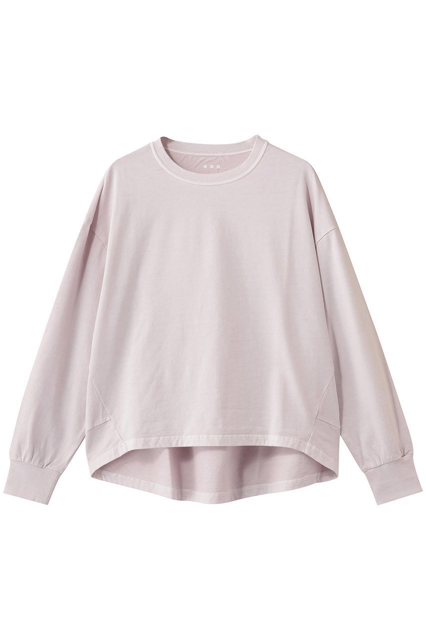 【スリー ドッツ/three dots】のピグメントダイ ラグランスウェット インテリア・キッズ・メンズ・レディースファッション・服の通販 founy(ファニー) 　ファッション　Fashion　レディースファッション　Fashion for Women　トップス・カットソー　Cut & Sew Tops　シャツ・ブラウス・オフィスカジュアル　Elegant Blouses & Button-Ups　レディースパーカー・カジュアルフーディー　Casual Hoodies & Sweatshirts　ロングTシャツ・Tシャツ　Longline T-Shirts & Tees　スウェット・クルーネックトップス　Sweatshirts & Crewnecks / Relaxed Fit Sweat Tops　カットソー・ベーシックTシャツ　Cut-and-Sewn Tops / Stretch Tees & Basics　2026年　2026　シンプル　Simple, Minimal　スウェット / スエット　Sweatshirt, Sweatwear　ヘムライン　Hemline, Bottom Cut　ボトム　Bottoms, Lower Wear　夏　Summer　春　Spring　S/S・春夏　SS, Spring/Summer, Warm Season　ティントピンク|ID: prp329100004836444 ipo3291000000035229489