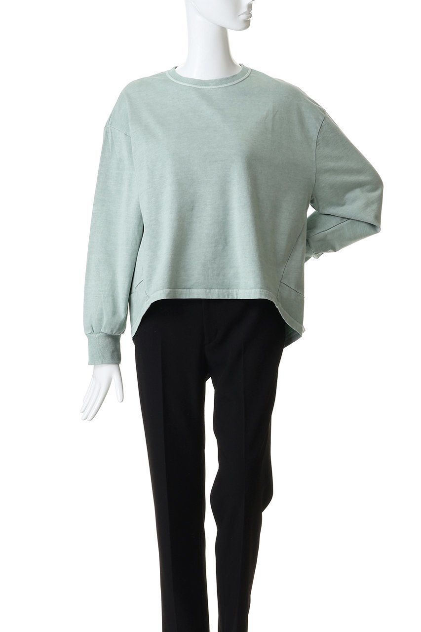 【スリー ドッツ/three dots】のピグメントダイ ラグランスウェット 人気、トレンドファッション・服の通販 founy(ファニー) 　ファッション　Fashion　レディースファッション　Fashion for Women　トップス・カットソー　Cut & Sew Tops　シャツ・ブラウス・オフィスカジュアル　Elegant Blouses & Button-Ups　レディースパーカー・カジュアルフーディー　Casual Hoodies & Sweatshirts　ロングTシャツ・Tシャツ　Longline T-Shirts & Tees　スウェット・クルーネックトップス　Sweatshirts & Crewnecks / Relaxed Fit Sweat Tops　カットソー・ベーシックTシャツ　Cut-and-Sewn Tops / Stretch Tees & Basics　2026年　2026　シンプル　Simple, Minimal　スウェット / スエット　Sweatshirt, Sweatwear　ヘムライン　Hemline, Bottom Cut　ボトム　Bottoms, Lower Wear　夏　Summer　春　Spring　S/S・春夏　SS, Spring/Summer, Warm Season　other-2|ID: prp329100004836444 ipo3291000000035229492