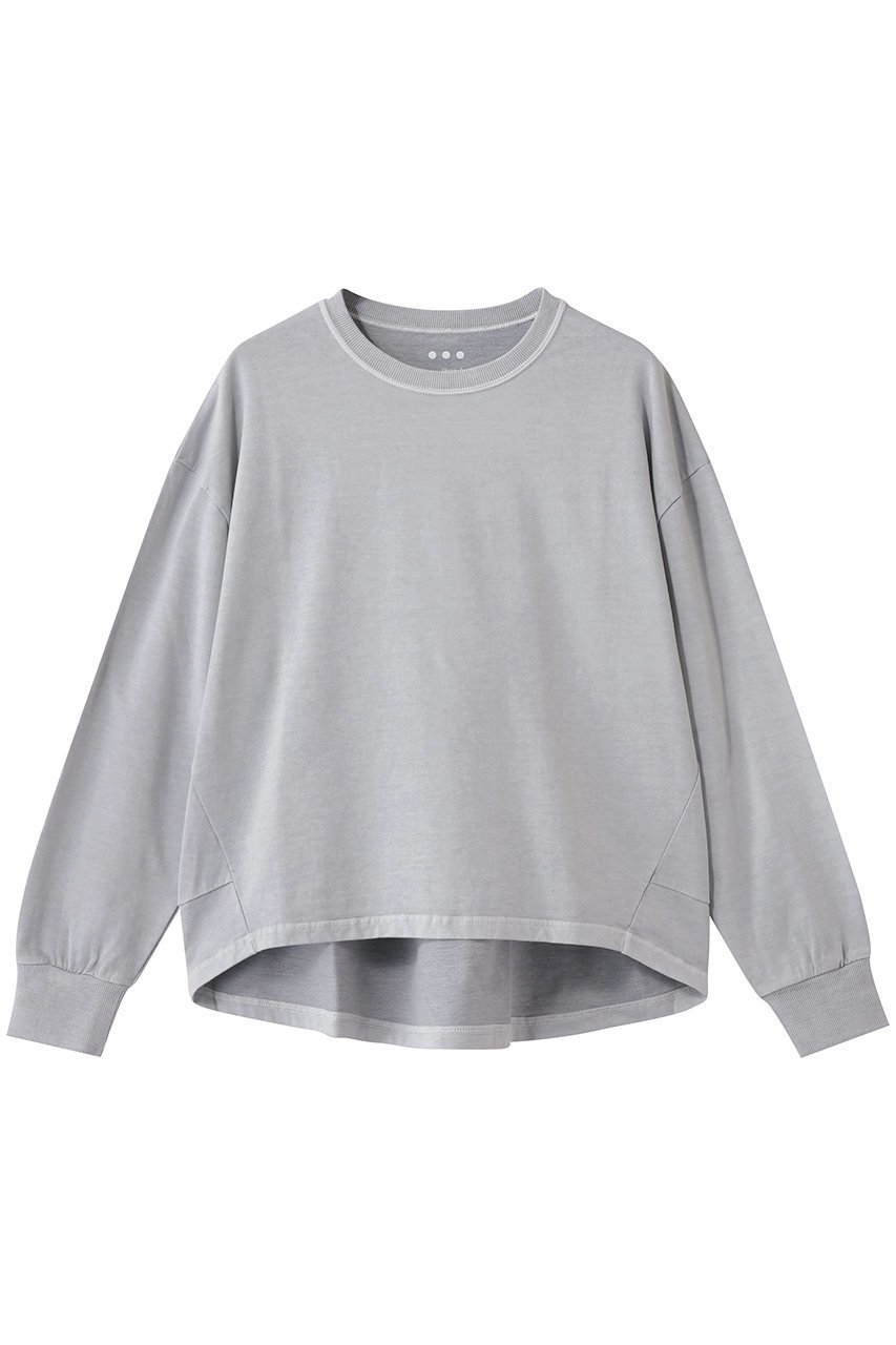 【スリー ドッツ/three dots】のピグメントダイ ラグランスウェット インテリア・キッズ・メンズ・レディースファッション・服の通販 founy(ファニー) ファッション Fashion レディースファッション Fashion for Women トップス・カットソー Cut & Sew Tops シャツ・ブラウス・オフィスカジュアル Elegant Blouses & Button-Ups レディースパーカー・カジュアルフーディー Casual Hoodies & Sweatshirts ロングTシャツ・Tシャツ Longline T-Shirts & Tees スウェット・クルーネックトップス Sweatshirts & Crewnecks / Relaxed Fit Sweat Tops カットソー・ベーシックTシャツ Cut-and-Sewn Tops / Stretch Tees & Basics 2026年 2026 シンプル Simple, Minimal スウェット / スエット Sweatshirt, Sweatwear ヘムライン Hemline, Bottom Cut ボトム Bottoms, Lower Wear 夏 Summer 春 Spring S/S・春夏 SS, Spring/Summer, Warm Season シアーグレー|ID: prp329100004836444 ipo3291000000035718451