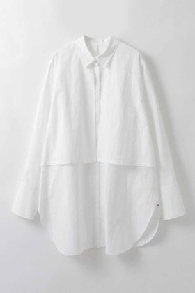 【ハー/HER.】 【1/22 12:00販売開始】レイヤードデザインシャツ人気、トレンドファッション・服の通販 founy(ファニー) ファッション Fashion レディースファッション Fashion for Women トップス・カットソー Cut & Sew Tops シャツ・ブラウス・オフィスカジュアル Elegant Blouses & Button-Ups 2026年 2026 おすすめ Recommended / Our Picks スリーブ Sleeve, Long Sleeve / Short Sleeve ダンガリー Dungaree, Chambray パッチ Patch, Appliqué ベーシック Basic, Essential レギュラー Regular, Standard Fit ロング Long, Long-Length 夏 Summer 春 Spring S/S・春夏 SS, Spring/Summer, Warm Season |ID:prp329100004837002