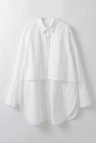 【ハー/HER.】の【1/22 12:00販売開始】レイヤードデザインシャツ オフホワイト|ID: prp329100004837002 ipo3291000000035238833