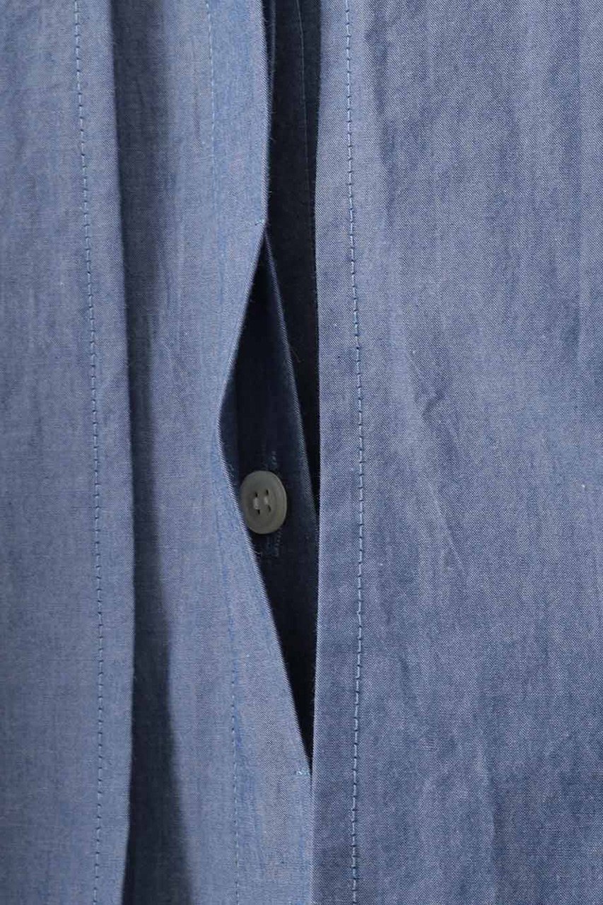 【ハー/HER.】の【1/22 12:00販売開始】レイヤードデザインシャツ 人気、トレンドファッション・服の通販 founy(ファニー) 　ファッション　Fashion　レディースファッション　Fashion for Women　トップス・カットソー　Cut & Sew Tops　シャツ・ブラウス・オフィスカジュアル　Elegant Blouses & Button-Ups　2026年　2026　おすすめ　Recommended / Our Picks　スリーブ　Sleeve, Long Sleeve / Short Sleeve　ダンガリー　Dungaree, Chambray　パッチ　Patch, Appliqué　ベーシック　Basic, Essential　レギュラー　Regular, Standard Fit　ロング　Long, Long-Length　夏　Summer　春　Spring　S/S・春夏　SS, Spring/Summer, Warm Season　other-6|ID: prp329100004837002 ipo3291000000035238839