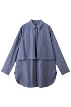 【ハー/HER.】のレイヤードデザインシャツ ブルー|ID: prp329100004837002 ipo3291000000035319453