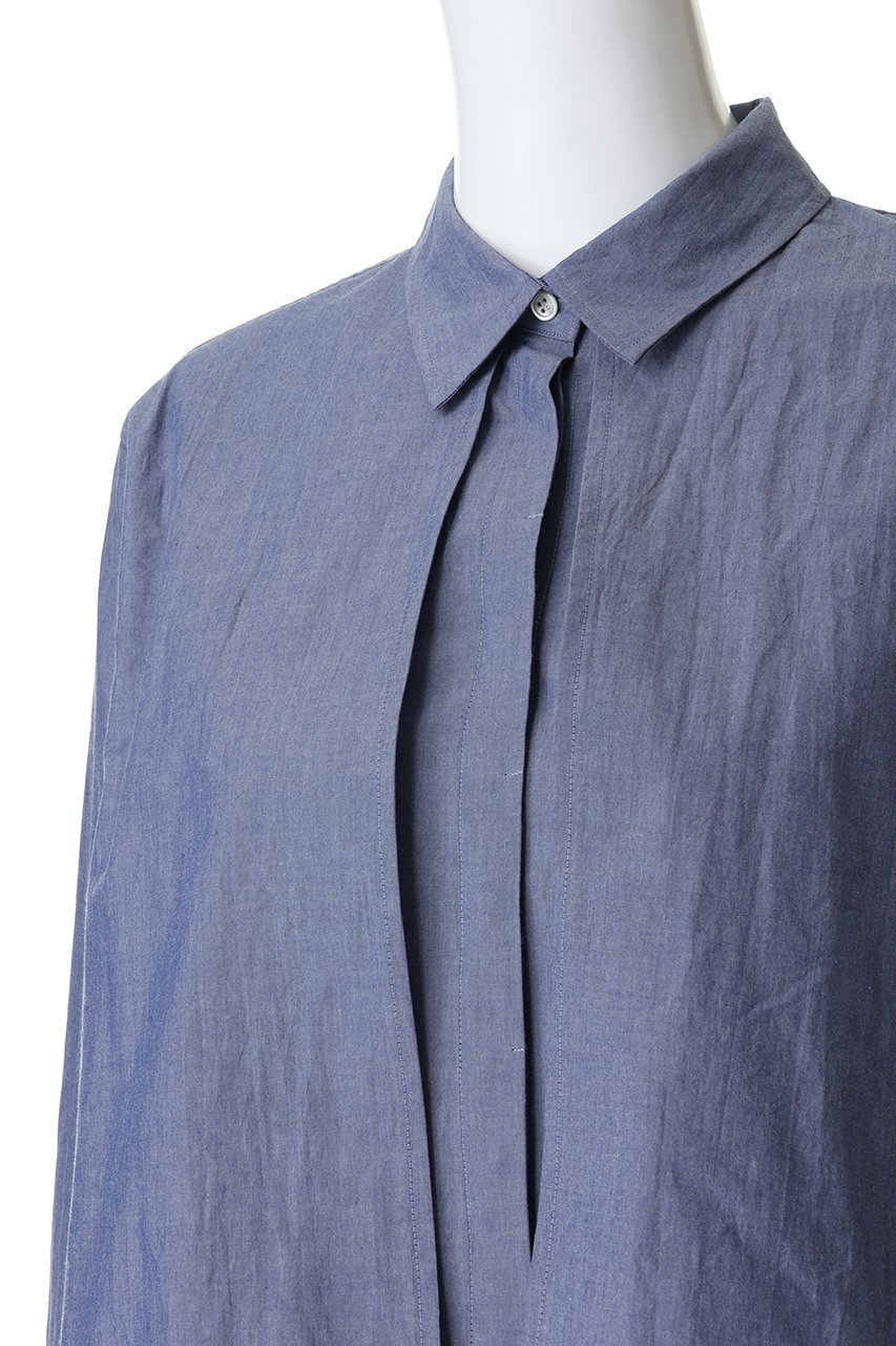 【ハー/HER.】のレイヤードデザインシャツ 人気、トレンドファッション・服の通販 founy(ファニー) 　ファッション　Fashion　レディースファッション　Fashion for Women　トップス・カットソー　Cut & Sew Tops　シャツ・ブラウス・オフィスカジュアル　Elegant Blouses & Button-Ups　2026年　2026　おすすめ　Recommended / Our Picks　スリーブ　Sleeve, Long Sleeve / Short Sleeve　ダンガリー　Dungaree, Chambray　パッチ　Patch, Appliqué　ベーシック　Basic, Essential　レギュラー　Regular, Standard Fit　ロング　Long, Long-Length　夏　Summer　春　Spring　S/S・春夏　SS, Spring/Summer, Warm Season　other-5|ID: prp329100004837002 ipo3291000000036025601