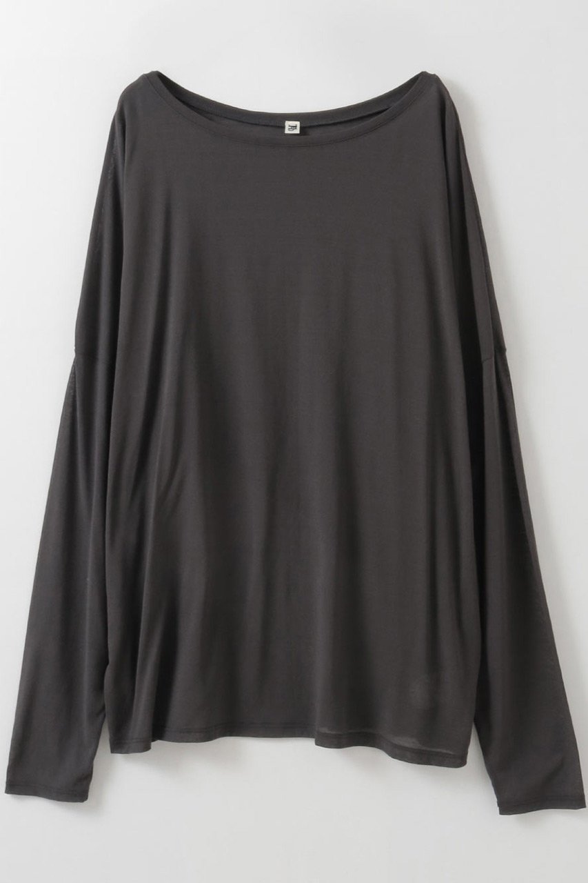 【ハー/HER.】の【1/22 12:00販売開始】シアービッグシルエットプルオーバー インテリア・キッズ・メンズ・レディースファッション・服の通販 founy(ファニー) 　ファッション　Fashion　レディースファッション　Fashion for Women　トップス・カットソー　Cut & Sew Tops　シャツ・ブラウス・オフィスカジュアル　Elegant Blouses & Button-Ups　カジュアルプルオーバー・ニットトップス　Pullovers & Knit Tops / Casual Pullovers　2026年　2026　インナー　Innerwear　エアリー　Airy Texture　スリーブ　Sleeve, Long Sleeve / Short Sleeve　ビッグ　Big, Oversized　メンズ　Men's, Menswear　ロング　Long, Long-Length　夏　Summer　春　Spring　S/S・春夏　SS, Spring/Summer, Warm Season　チャコールグレー|ID: prp329100004837003 ipo3291000000035238844