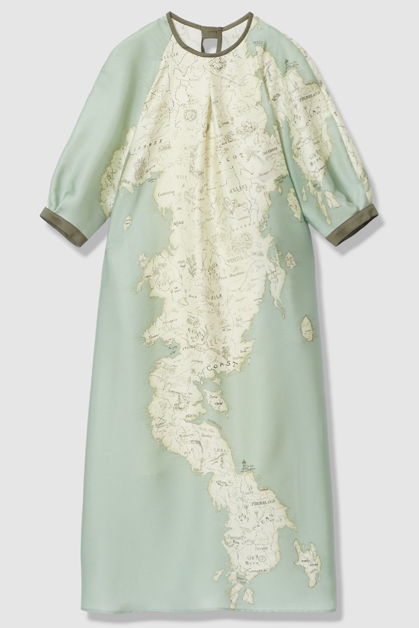 【アルアバイル/allureville】のMAPプリントバックリボンワンピース 人気、トレンドファッション・服の通販 founy(ファニー) 　ファッション　Fashion　レディースファッション　Fashion for Women　ワンピース　Dresses　チュニック　Tunic Tops & Dresses　2026年　2026　おすすめ　Recommended / Our Picks　イタリア　Italy　チュニック　Tunic, Long Top　ヌーディ　Nude, Nude Tone　フロント　Front, Front Design　プリント　Print, Printed Pattern　リゾート　Resort, Vacation Style　ロング　Long, Long-Length　エレガント 上品　Elegant　夏　Summer　春　Spring　S/S・春夏　SS, Spring/Summer, Warm Season　 other-1|ID: prp329100004837679 ipo3291000000035247793