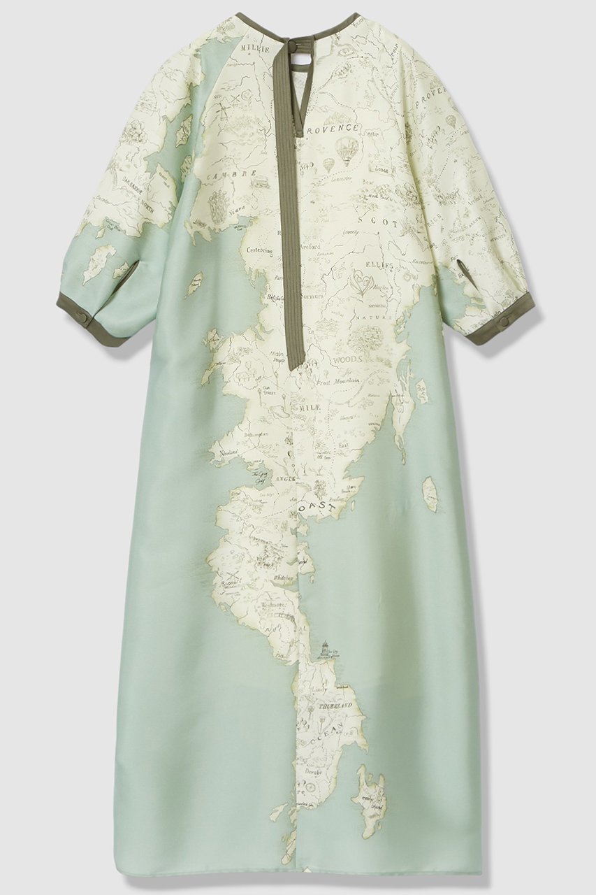 【アルアバイル/allureville】のMAPプリントバックリボンワンピース 人気、トレンドファッション・服の通販 founy(ファニー) 　ファッション　Fashion　レディースファッション　Fashion for Women　ワンピース　Dresses　チュニック　Tunic Tops & Dresses　2026年　2026　おすすめ　Recommended / Our Picks　イタリア　Italy　チュニック　Tunic, Long Top　ヌーディ　Nude, Nude Tone　フロント　Front, Front Design　プリント　Print, Printed Pattern　リゾート　Resort, Vacation Style　ロング　Long, Long-Length　エレガント 上品　Elegant　夏　Summer　春　Spring　S/S・春夏　SS, Spring/Summer, Warm Season　other-2|ID: prp329100004837679 ipo3291000000035247795