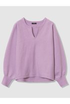 【アルアバイル/allureville】のコットンインレードルマンスリーブプルオーバー 人気、トレンドファッション・服の通販 founy(ファニー) ファッション Fashion レディースファッション Fashion for Women トップス・カットソー Cut & Sew Tops ニット Knit Tops & Sweaters カジュアルプルオーバー・ニットトップス Pullovers & Knit Tops / Casual Pullovers 2026年 2026 シンプル Simple, Minimal ニットソー Knit-Sewn, Cut & Sew Knit 夏 Summer 春 Spring S/S・春夏 SS, Spring/Summer, Warm Season thumbnail ラベンダー|ID: prp329100004837681 ipo3291000000035247811