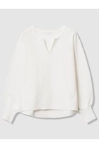 【アルアバイル/allureville】のコットンインレードルマンスリーブプルオーバー 人気、トレンドファッション・服の通販 founy(ファニー) ファッション Fashion レディースファッション Fashion for Women トップス・カットソー Cut & Sew Tops ニット Knit Tops & Sweaters カジュアルプルオーバー・ニットトップス Pullovers & Knit Tops / Casual Pullovers 2026年 2026 シンプル Simple, Minimal ニットソー Knit-Sewn, Cut & Sew Knit 再入荷 Restock / Back in Stock 夏 Summer 春 Spring S/S・春夏 SS, Spring/Summer, Warm Season thumbnail オフホワイト|ID: prp329100004837681 ipo3291000000036162527