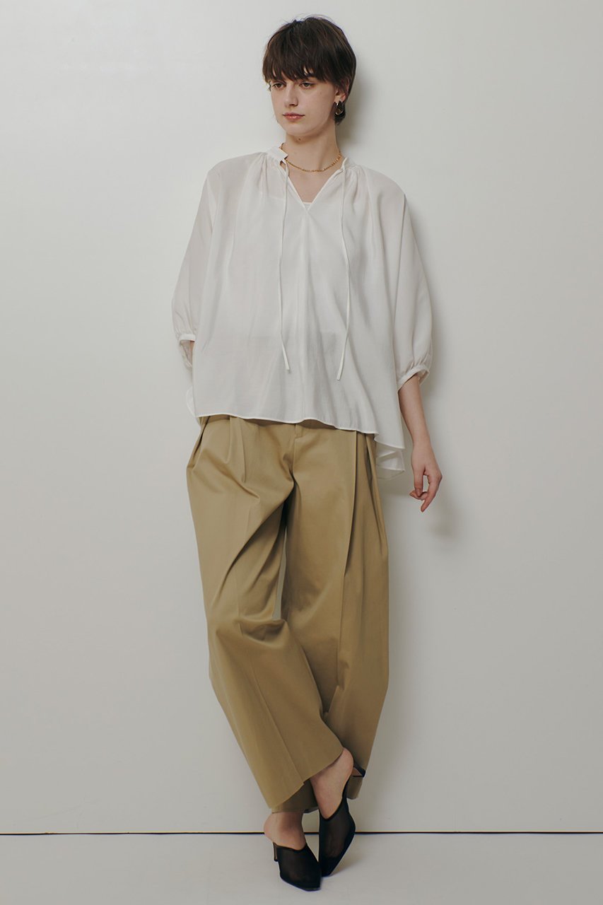 【アルアバイル/allureville】のチノボックスタックパンツ 人気、トレンドファッション・服の通販 founy(ファニー) 　ファッション　Fashion　レディースファッション　Fashion for Women　パンツ　Pants & Trousers　2026年　2026　コンパクト　Compact, Small Size　ストレッチ　Stretch, Stretchy Fabric　センター　Center, Center Line　フォルム　Silhouette, Form　夏　Summer　春　Spring　S/S・春夏　SS, Spring/Summer, Warm Season　other-6|ID: prp329100004837682 ipo3291000000036162557