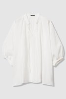 【アルアバイル/allureville】のギャザーボリュームスタンドブラウス 人気、トレンドファッション・服の通販 founy(ファニー) ファッション Fashion レディースファッション Fashion for Women トップス・カットソー Cut & Sew Tops シャツ・ブラウス・オフィスカジュアル Elegant Blouses & Button-Ups 2026年 2026 インナー Innerwear ギャザー Gathered, Ruffled シルク Silk, 100% Silk スリーブ Sleeve, Long Sleeve / Short Sleeve ドレープ Drape, Draping Fabric フォルム Silhouette, Form リラックス Relax, Relaxed Fit ロング Long, Long-Length 夏 Summer 春 Spring S/S・春夏 SS, Spring/Summer, Warm Season |ID:prp329100004837683