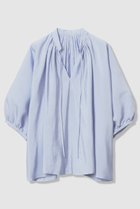 【アルアバイル/allureville】のギャザーボリュームスタンドブラウス 人気、トレンドファッション・服の通販 founy(ファニー) ファッション Fashion レディースファッション Fashion for Women トップス・カットソー Cut & Sew Tops シャツ・ブラウス・オフィスカジュアル Elegant Blouses & Button-Ups 2026年 2026 インナー Innerwear ギャザー Gathered, Ruffled シルク Silk, 100% Silk スリーブ Sleeve, Long Sleeve / Short Sleeve ドレープ Drape, Draping Fabric フォルム Silhouette, Form リラックス Relax, Relaxed Fit ロング Long, Long-Length 夏 Summer 春 Spring S/S・春夏 SS, Spring/Summer, Warm Season thumbnail サックス|ID: prp329100004837683 ipo3291000000035247831