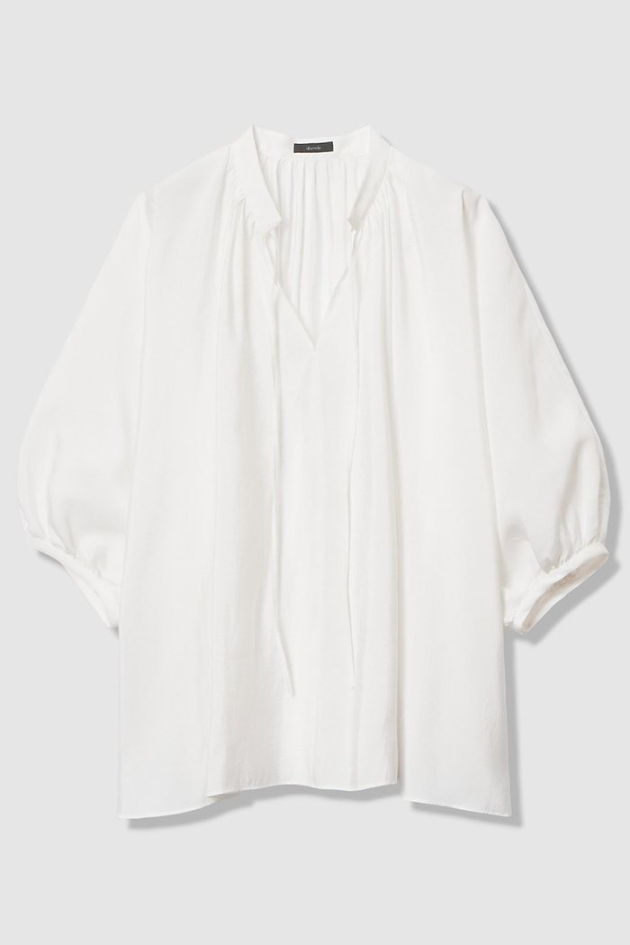 【アルアバイル/allureville】のギャザーボリュームスタンドブラウス インテリア・キッズ・メンズ・レディースファッション・服の通販 founy(ファニー) https://founy.com/ ファッション Fashion レディースファッション Fashion for Women トップス・カットソー Cut & Sew Tops シャツ・ブラウス・オフィスカジュアル Elegant Blouses & Button-Ups 2026年 2026 インナー Innerwear ギャザー Gathered, Ruffled シルク Silk, 100% Silk スリーブ Sleeve, Long Sleeve / Short Sleeve ドレープ Drape, Draping Fabric フォルム Silhouette, Form リラックス Relax, Relaxed Fit ロング Long, Long-Length 夏 Summer 春 Spring S/S・春夏 SS, Spring/Summer, Warm Season |ID: prp329100004837683 ipo3291000000036162565